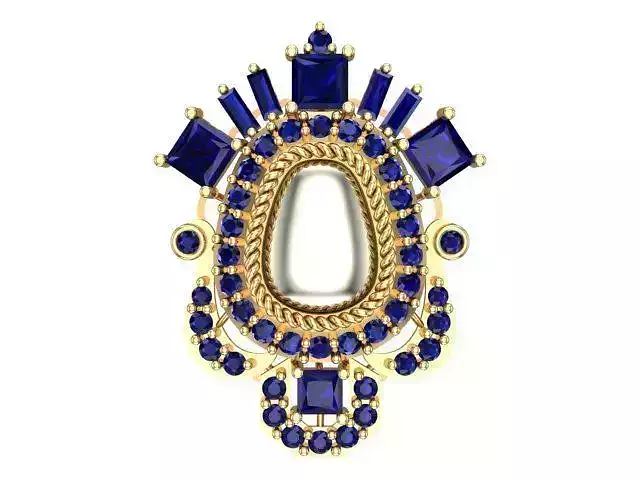 DIOMAND EARING FOR WOMEN 3D print model