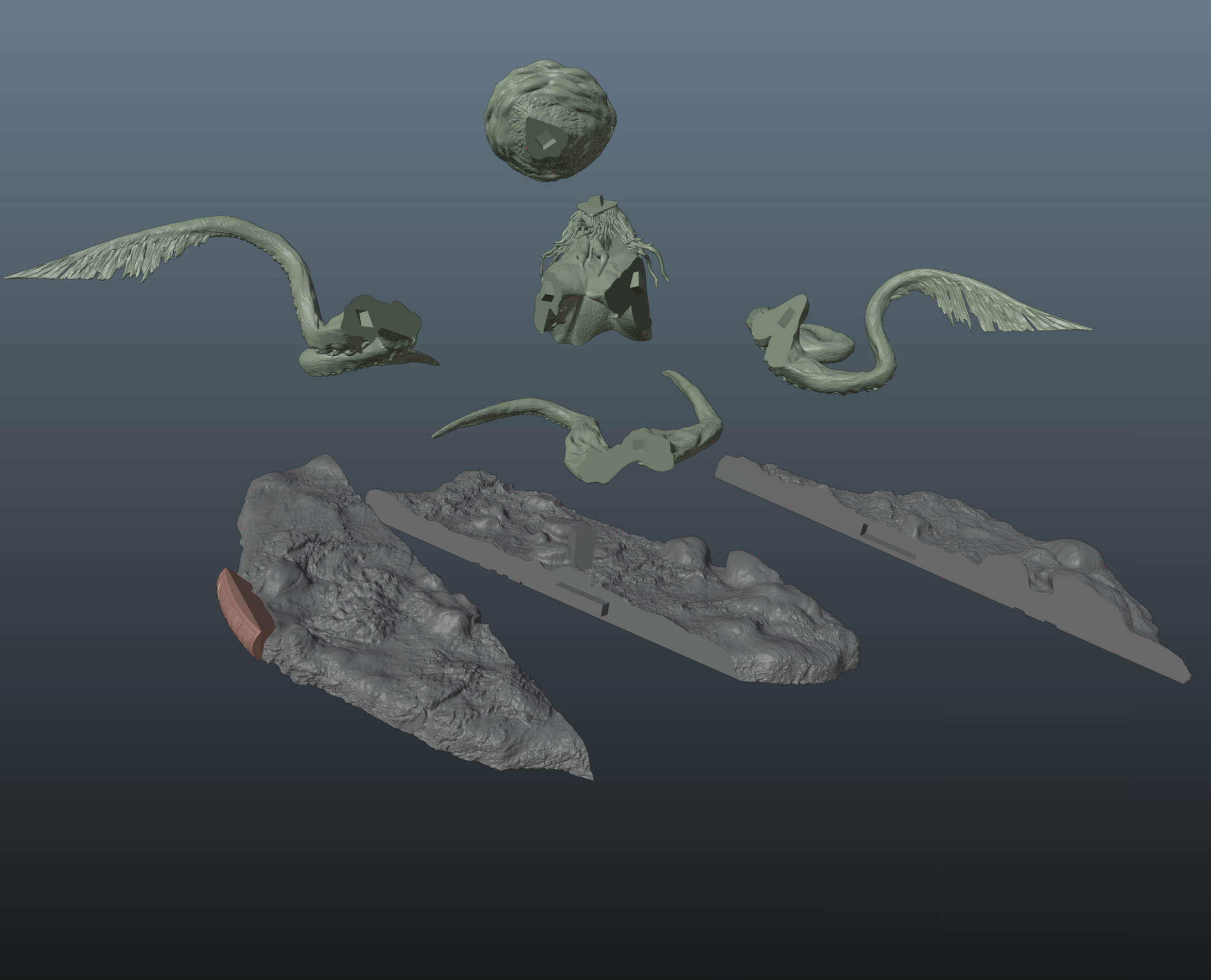 Monster Hunter Wilds Xu Wu 3D print model_2