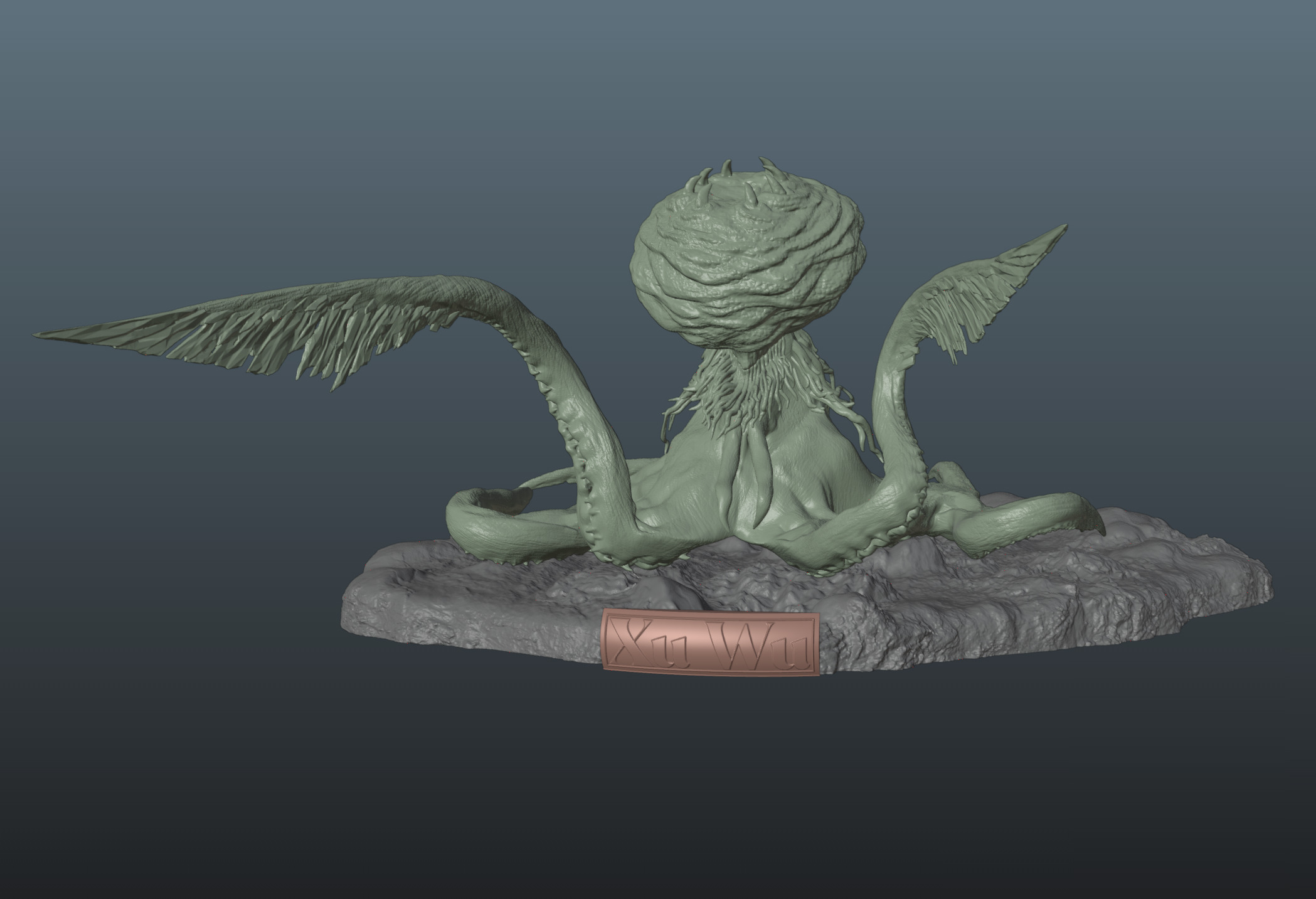 Monster Hunter Wilds Xu Wu 3D print model_1
