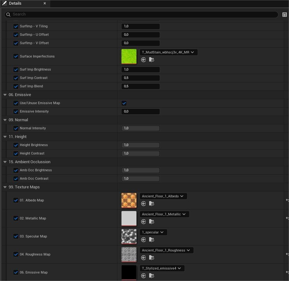Game Ready PBR Stylized Patterned Materials Pack Texture_2