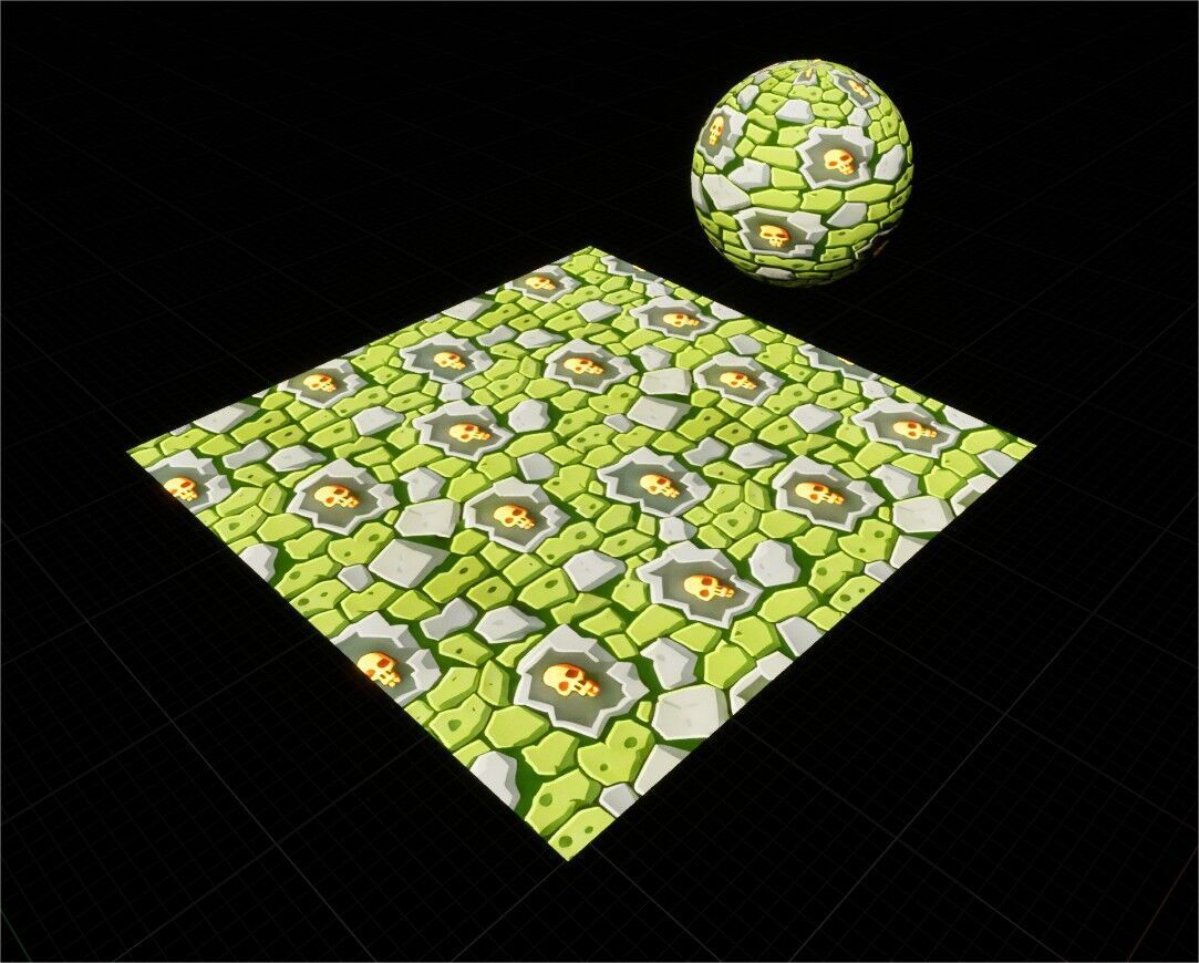 Game Ready PBR Stylized Patterned Materials Pack Texture_76