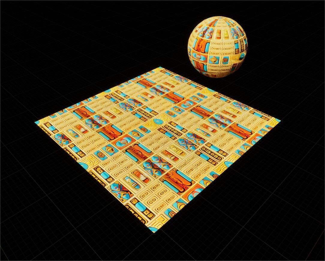 Game Ready PBR Stylized Patterned Materials Pack Texture_12