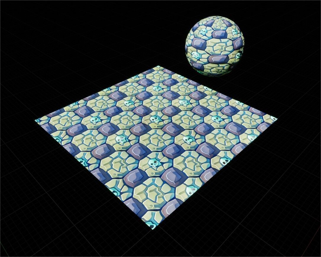 Game Ready PBR Stylized Patterned Materials Pack Texture_73