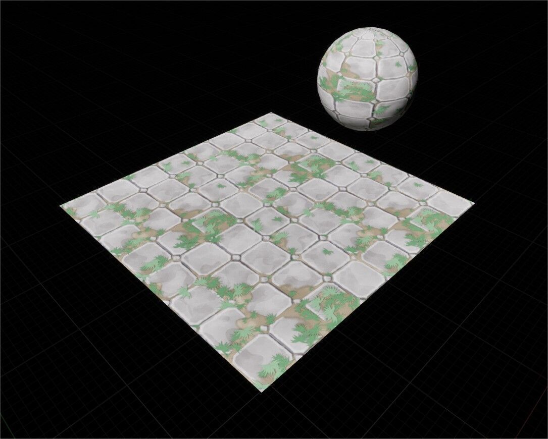 Game Ready PBR Stylized Patterned Materials Pack Texture_37