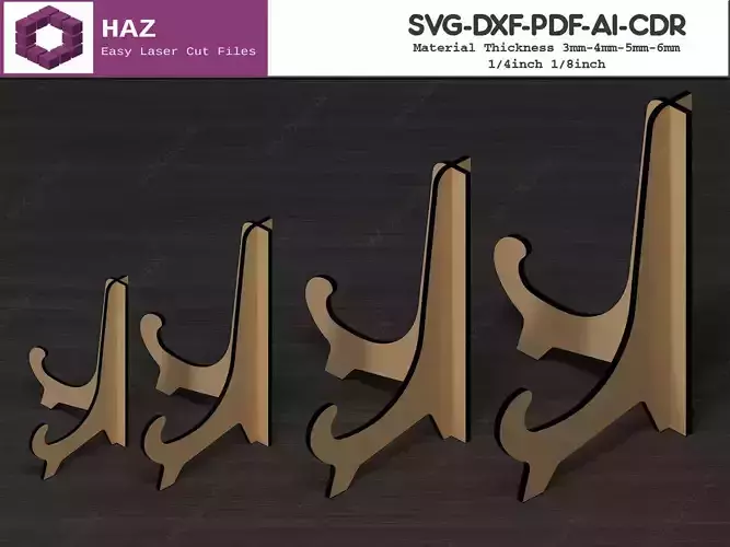 Laser Cut Easel SVG 061 3D print model
