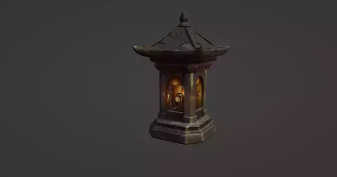 Ancient Temple Lantern
