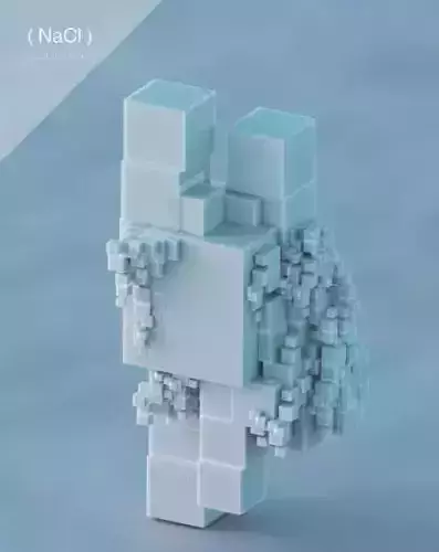 Salt Crystal 3D model