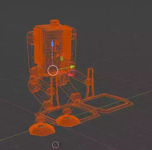 Droid Robot - Binary Load Lifter Unrigged Low-Poly