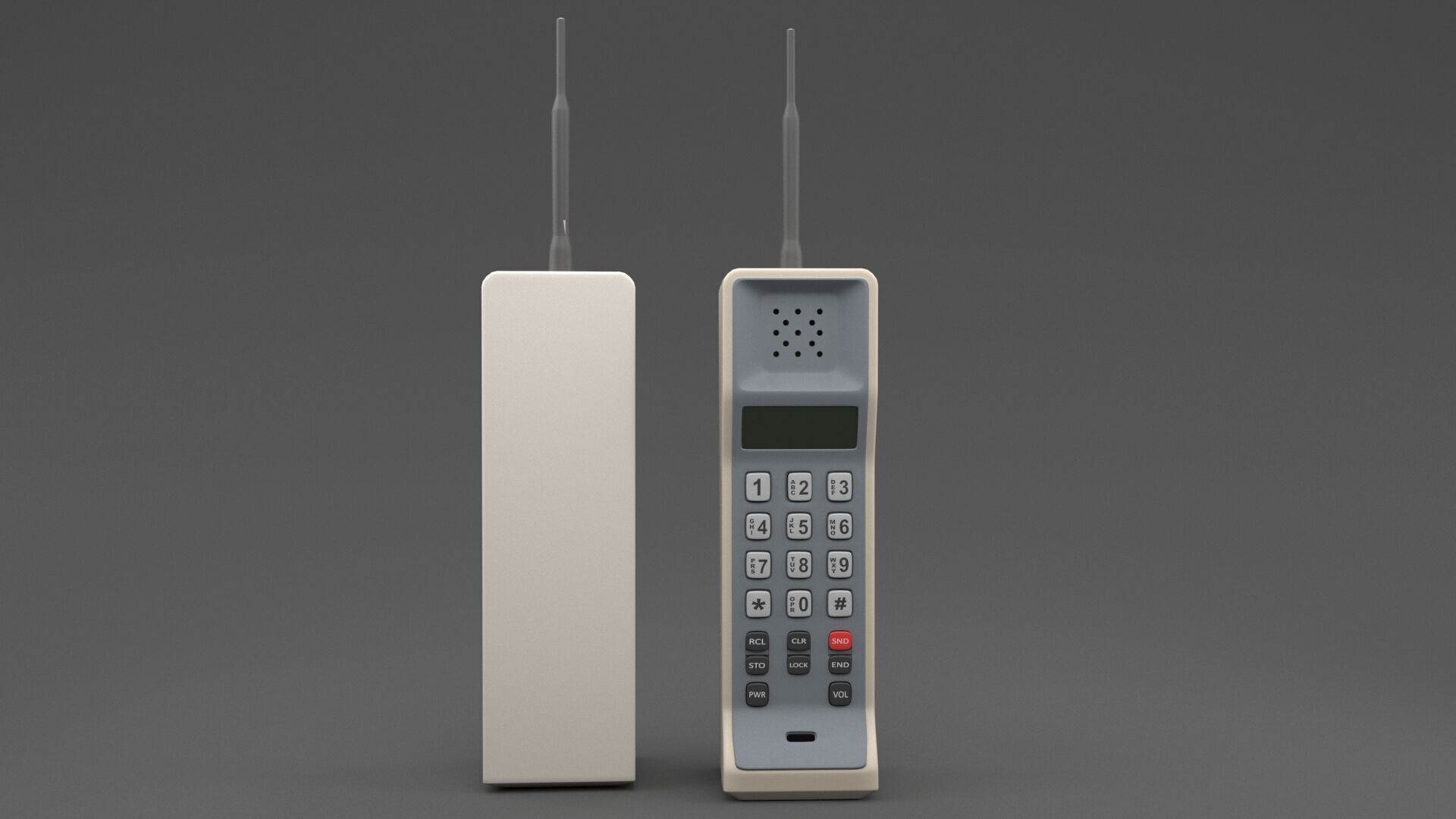  Old Cell Phone 3D model_3