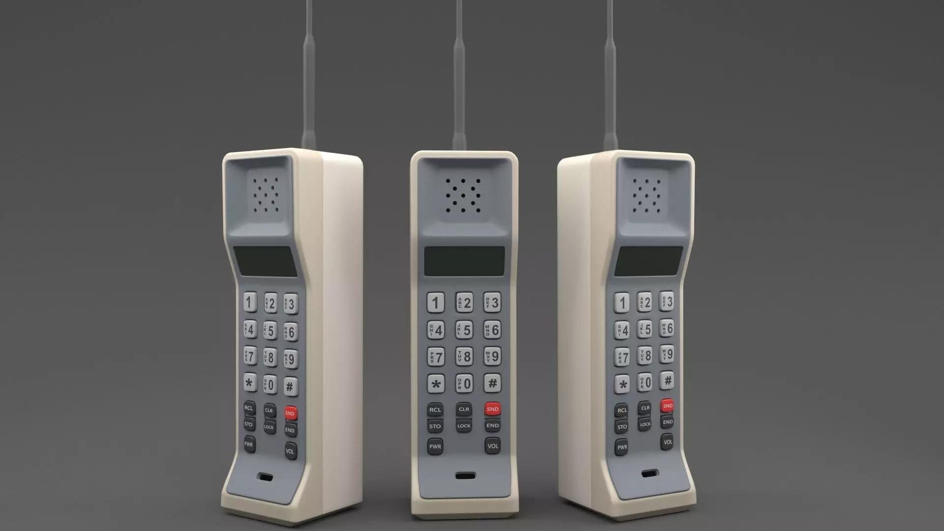  Old Cell Phone 3D model_0
