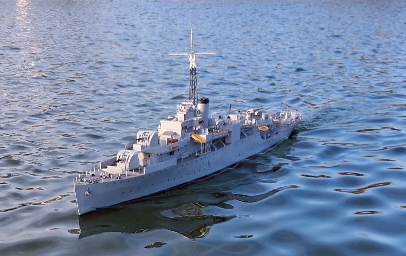 HMS Amethyst  Black Swan Sloop radio controlled working model 3D print model_3