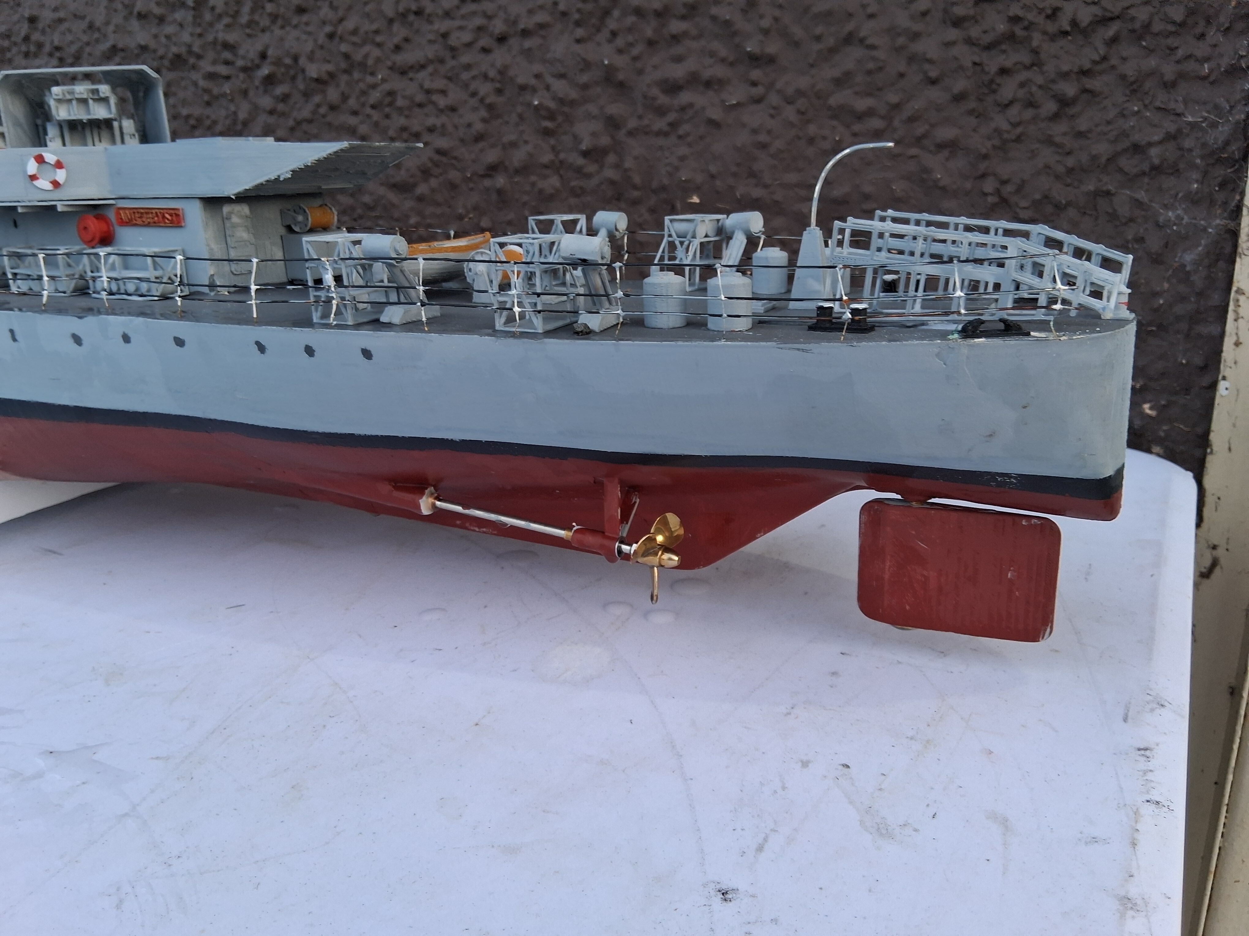 HMS Amethyst  Black Swan Sloop radio controlled working model 3D print model_16