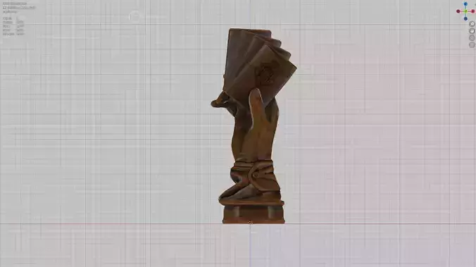 Golden Gwent Deck Trophy - The Witcher 3 Wild Hunt Free low-poly 3D model
