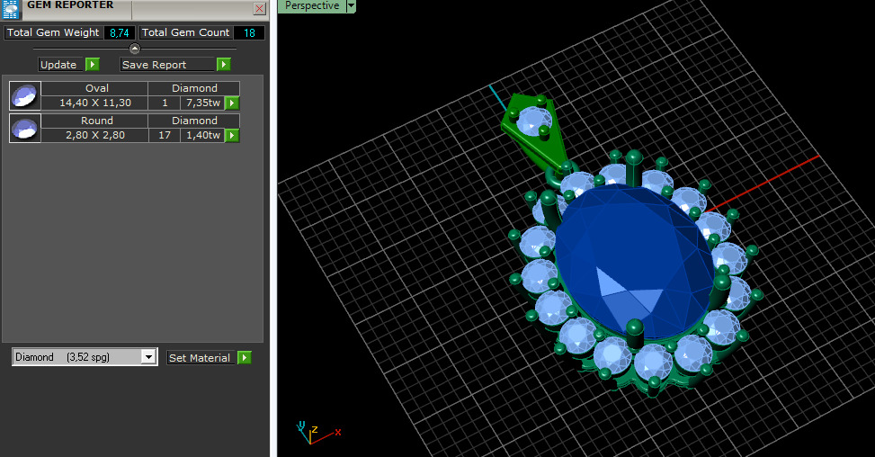 Pendant Model 7233 3D print model_7