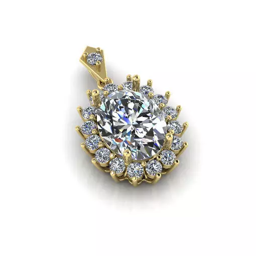 Pendant Model 7233 3D print model_0