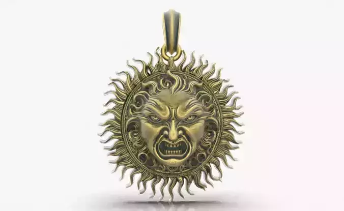 The angry radiant Sun