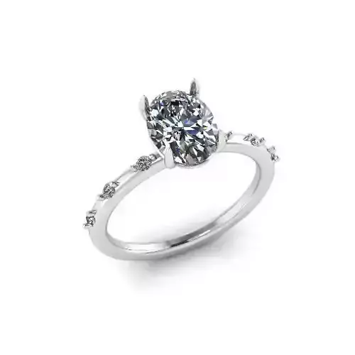Solitaire ring Model 7221