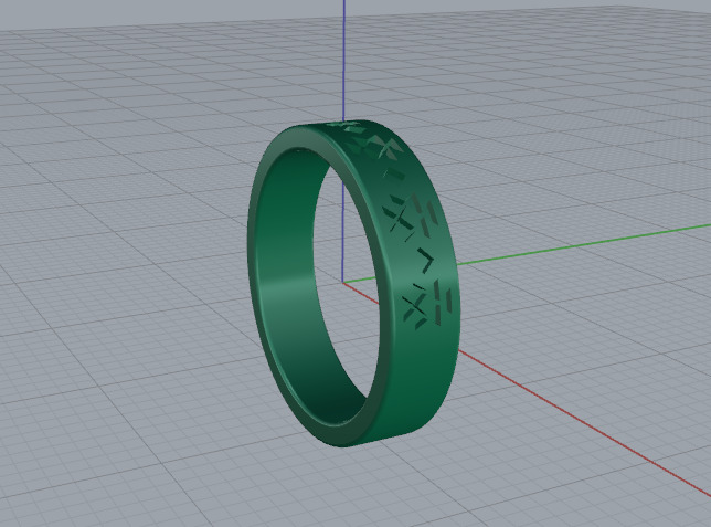 Ring Model 7205 3D print model_3