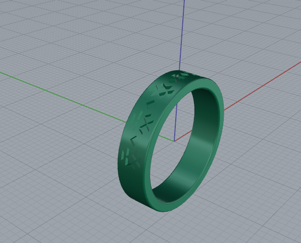Ring Model 7205 3D print model_4