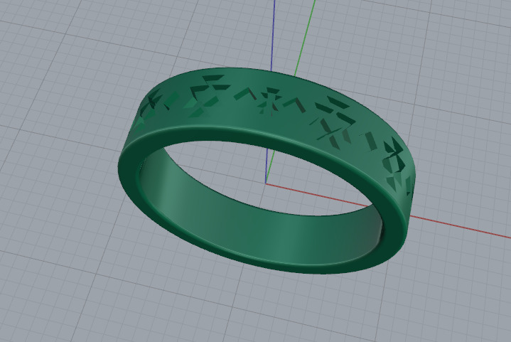 Ring Model 7205 3D print model_2