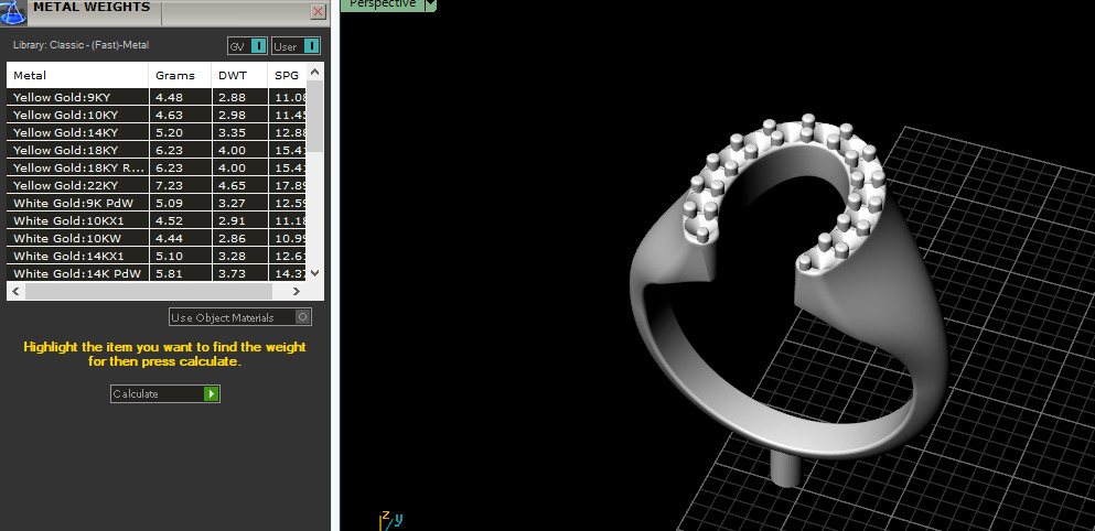 Horseshoe ring Model 7198 3D print model_6