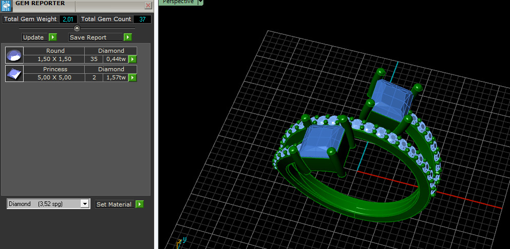 Ring Model 7197 3D print model_7