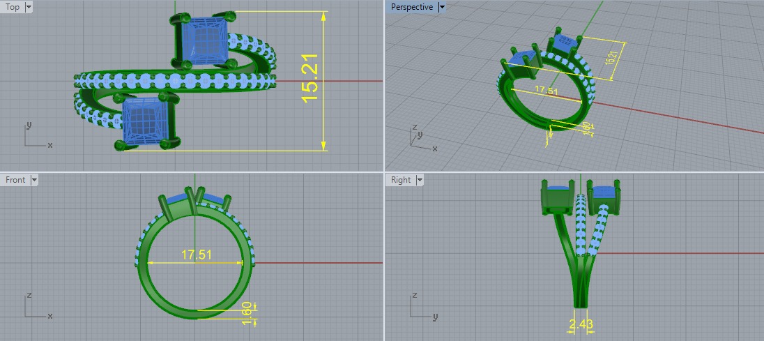 Ring Model 7197 3D print model_5