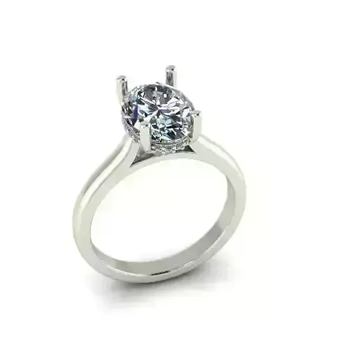 Solitaire ring Model 7196