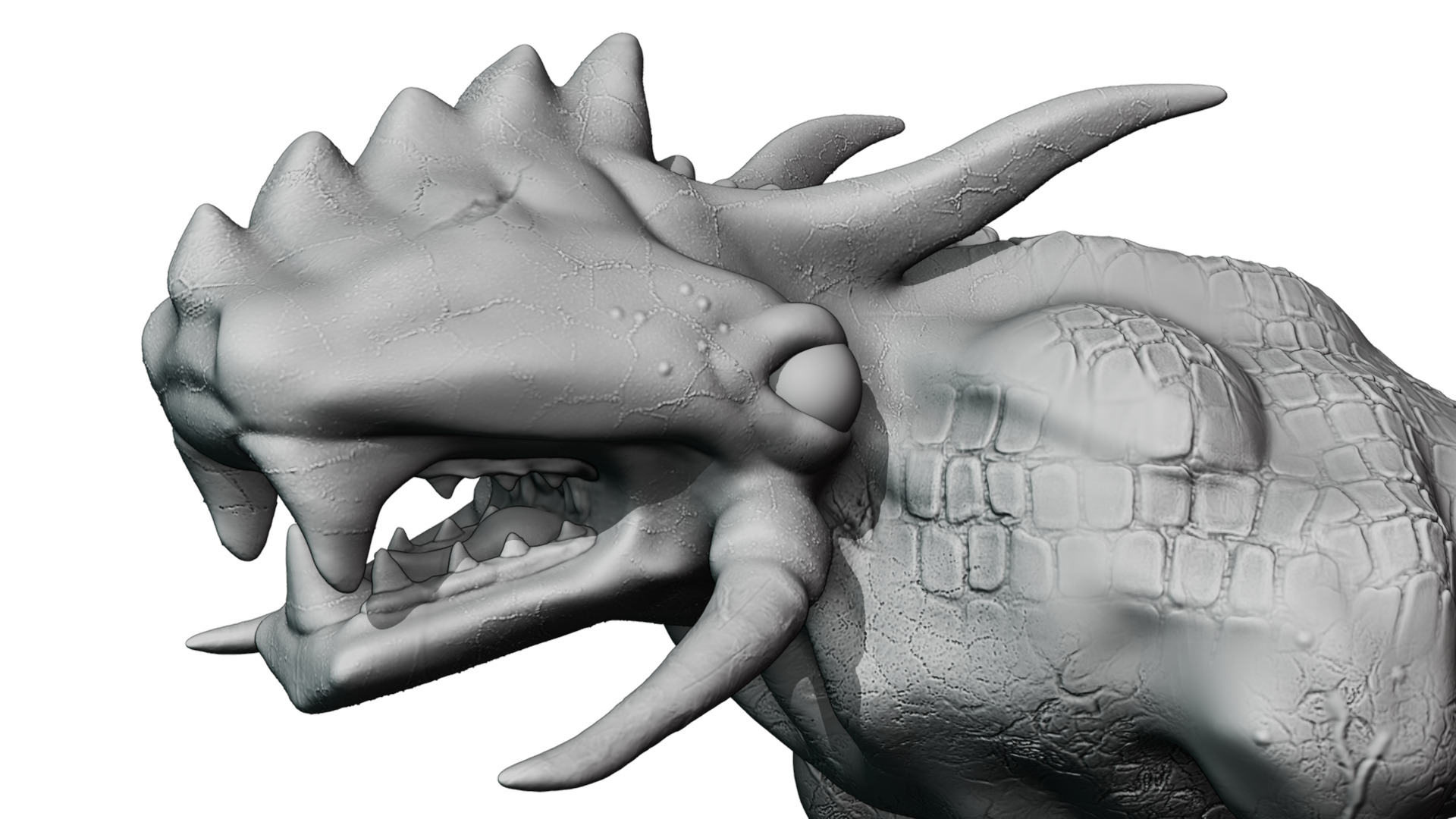 Legend creature Low-poly 3D model_42