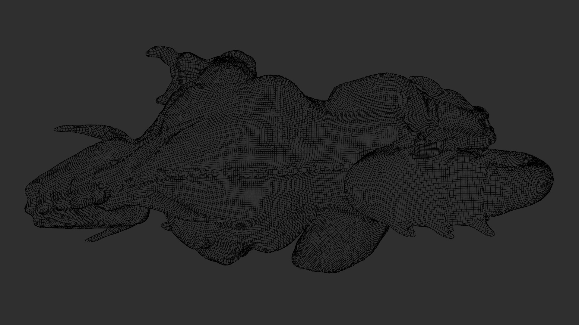 Legend creature Low-poly 3D model_39