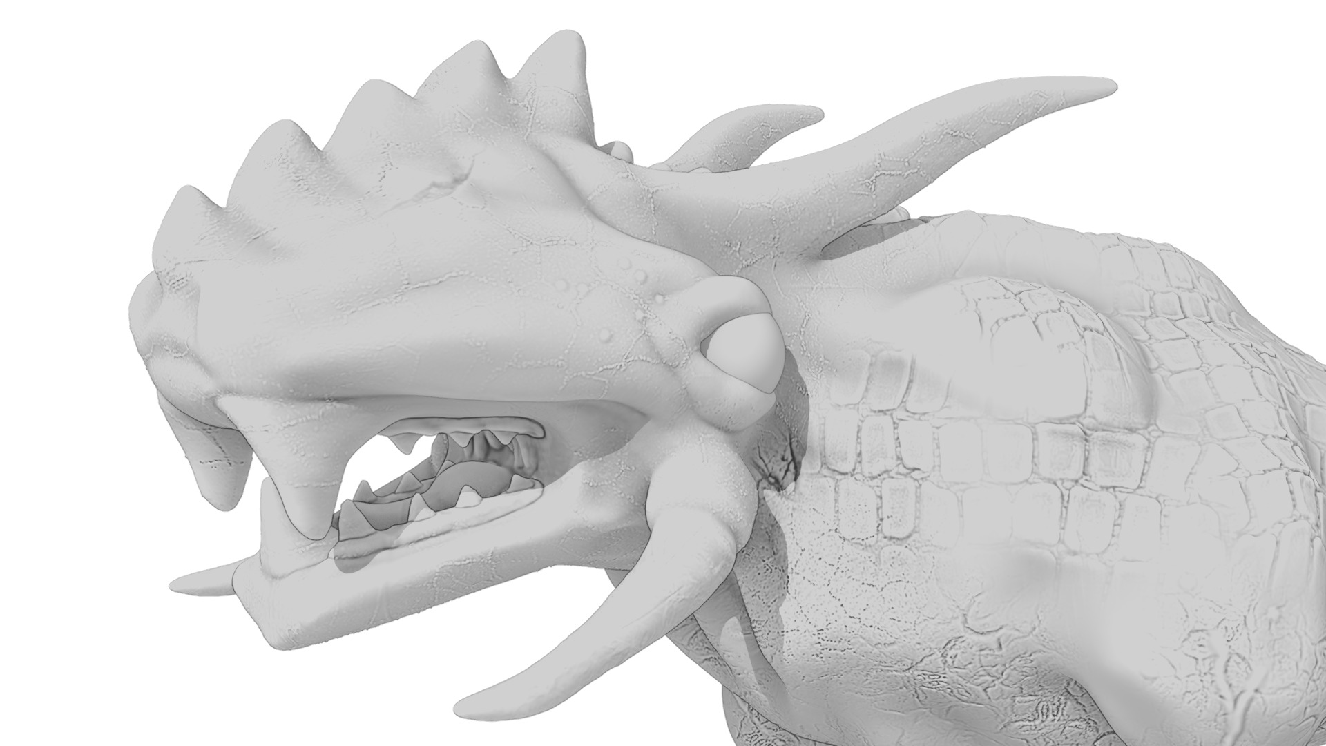 Legend creature Low-poly 3D model_43