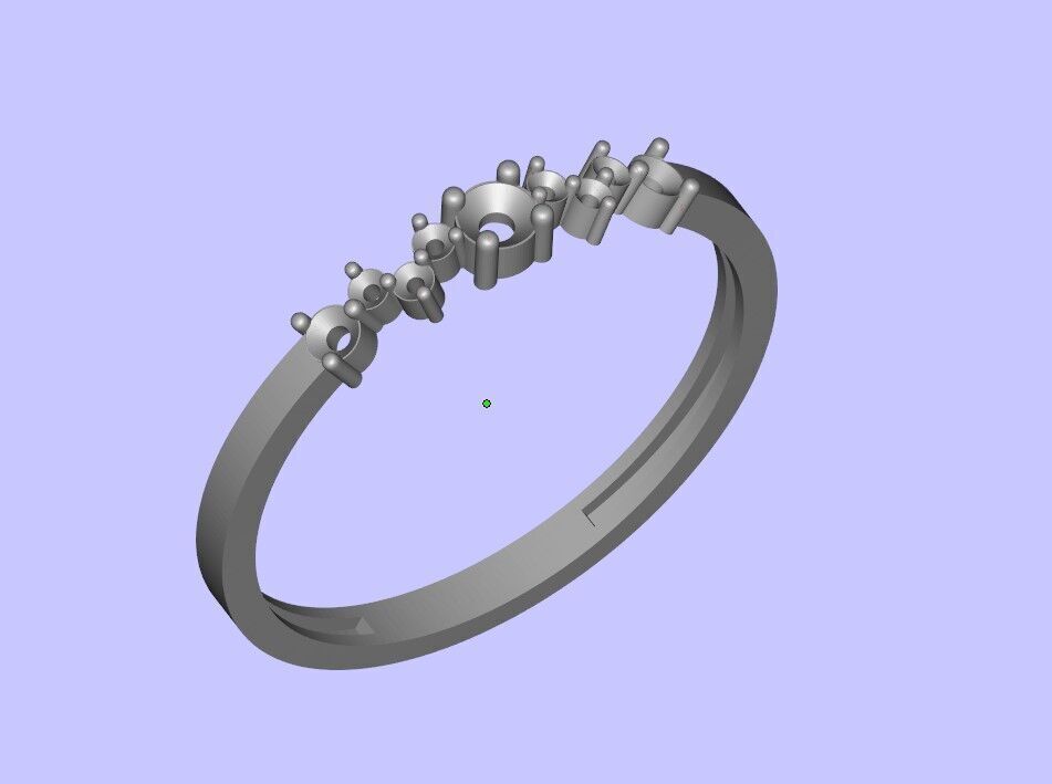 Minimal Ring 3D print model_1