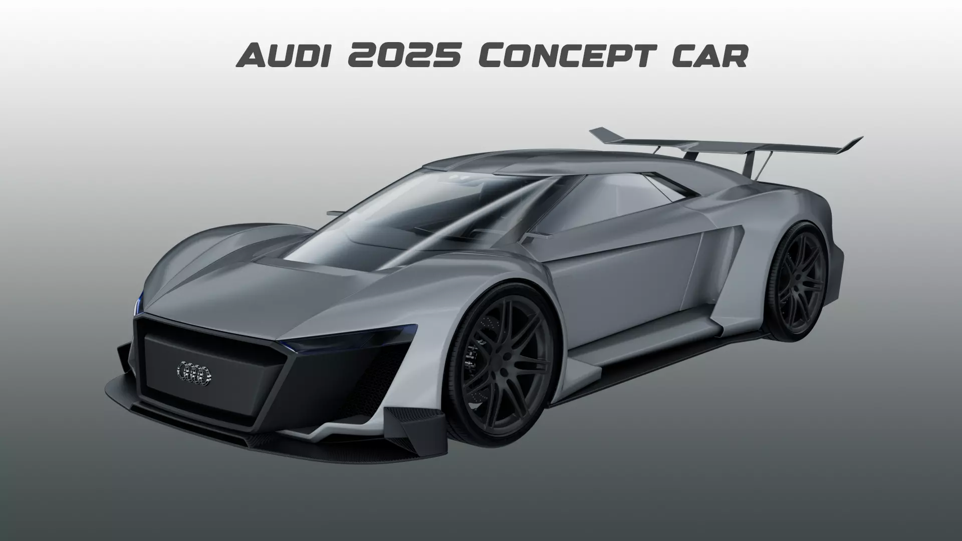 2024 Audi Concept Car - Futuristic Design 3D Model 3D model