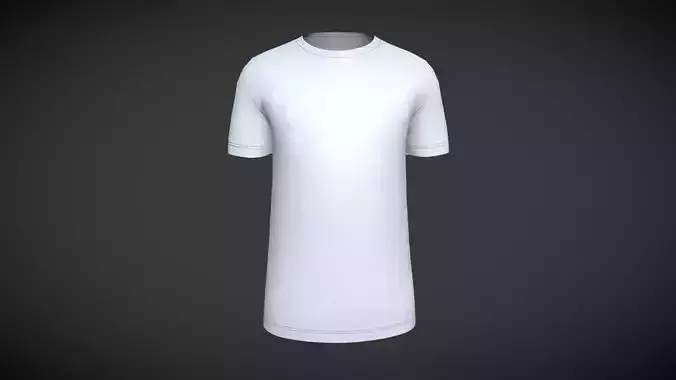 T-Shirt In Low Poly
