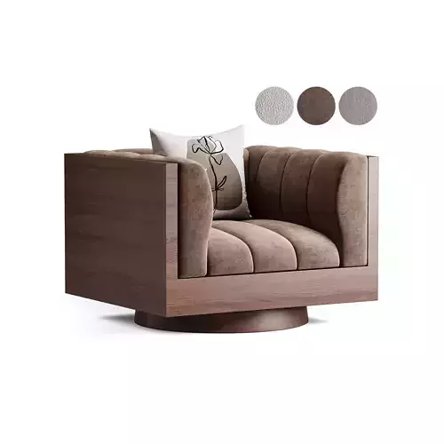 Swivel Chair Davide 3D model