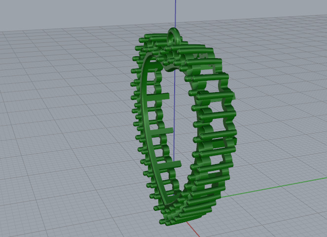 Heart pendant Model 7310 3D print model_3