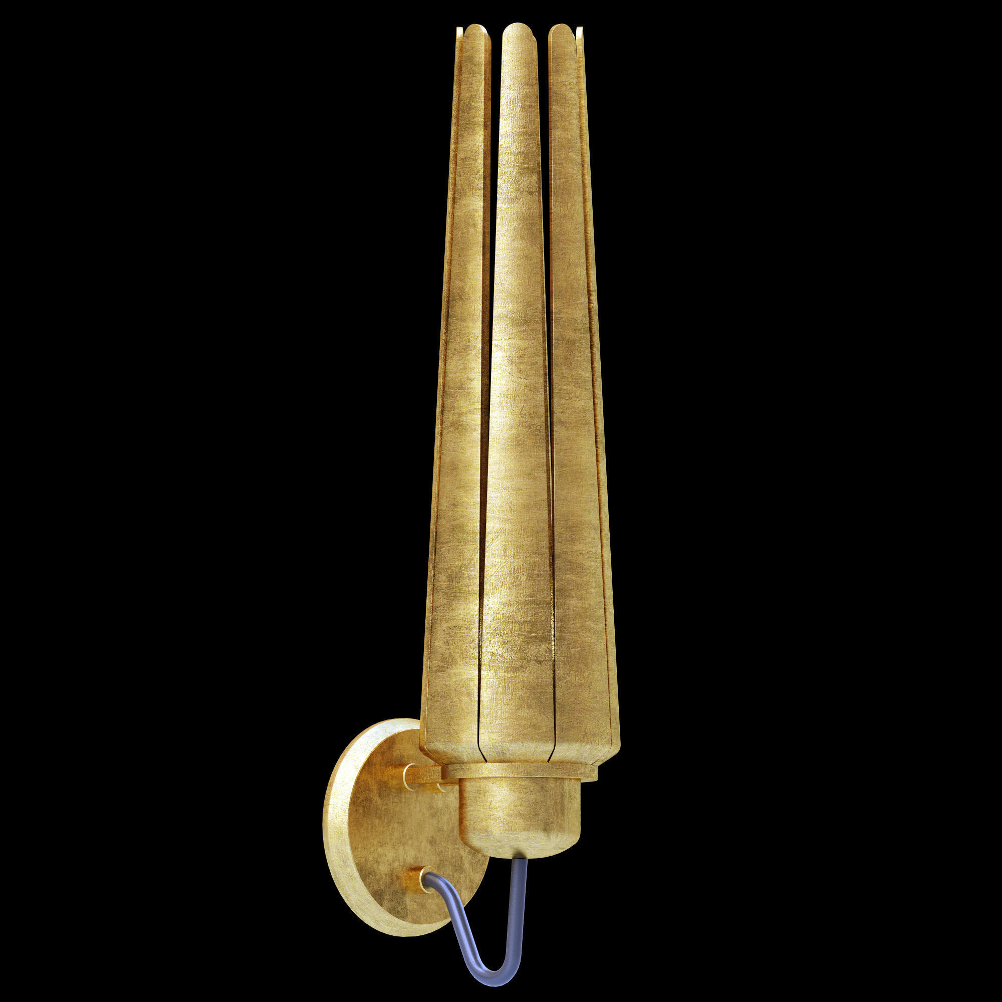 Brabbu Collection sofa with gold legs 3D model_111