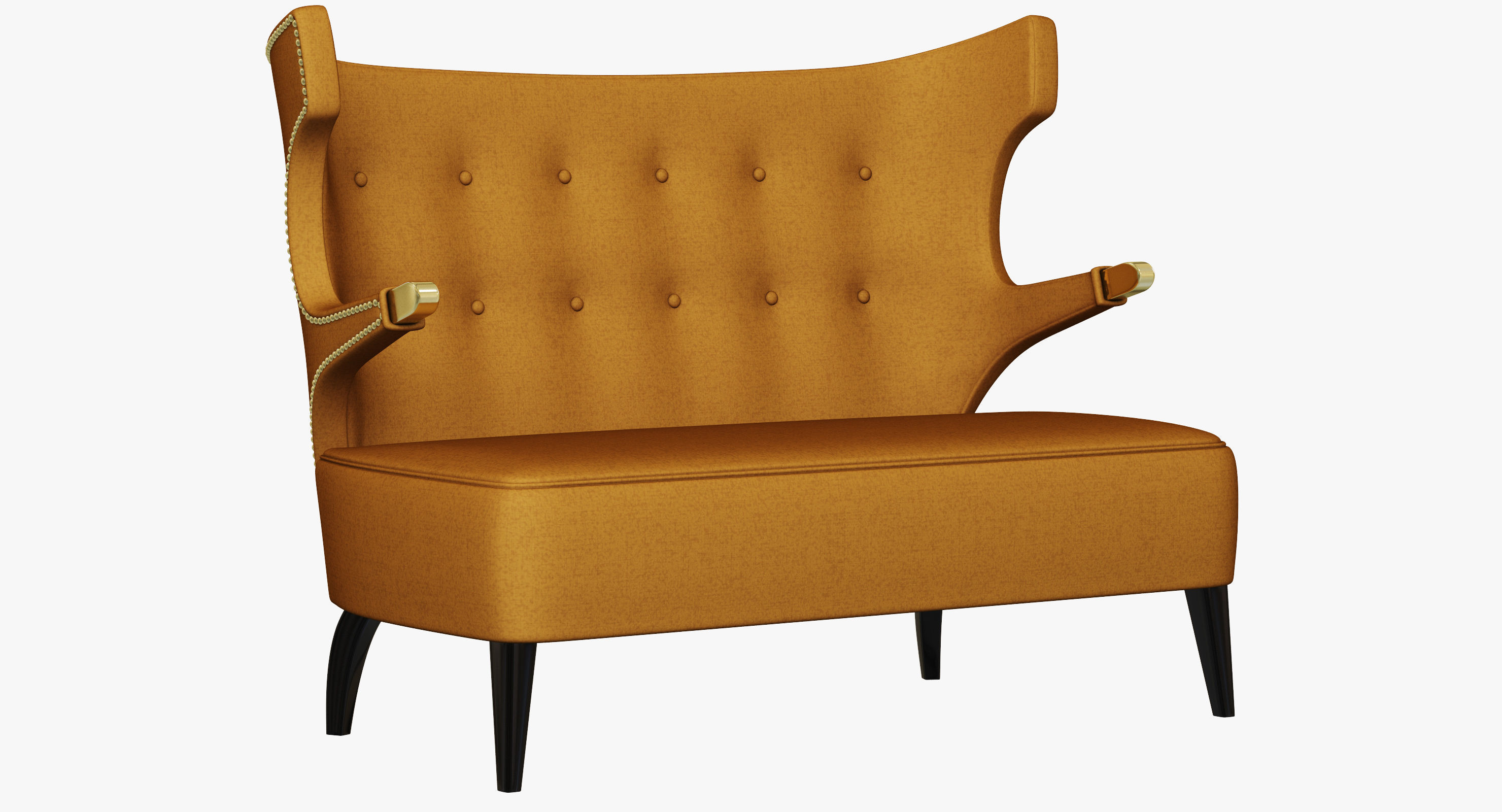 Brabbu Collection sofa with gold legs 3D model_77