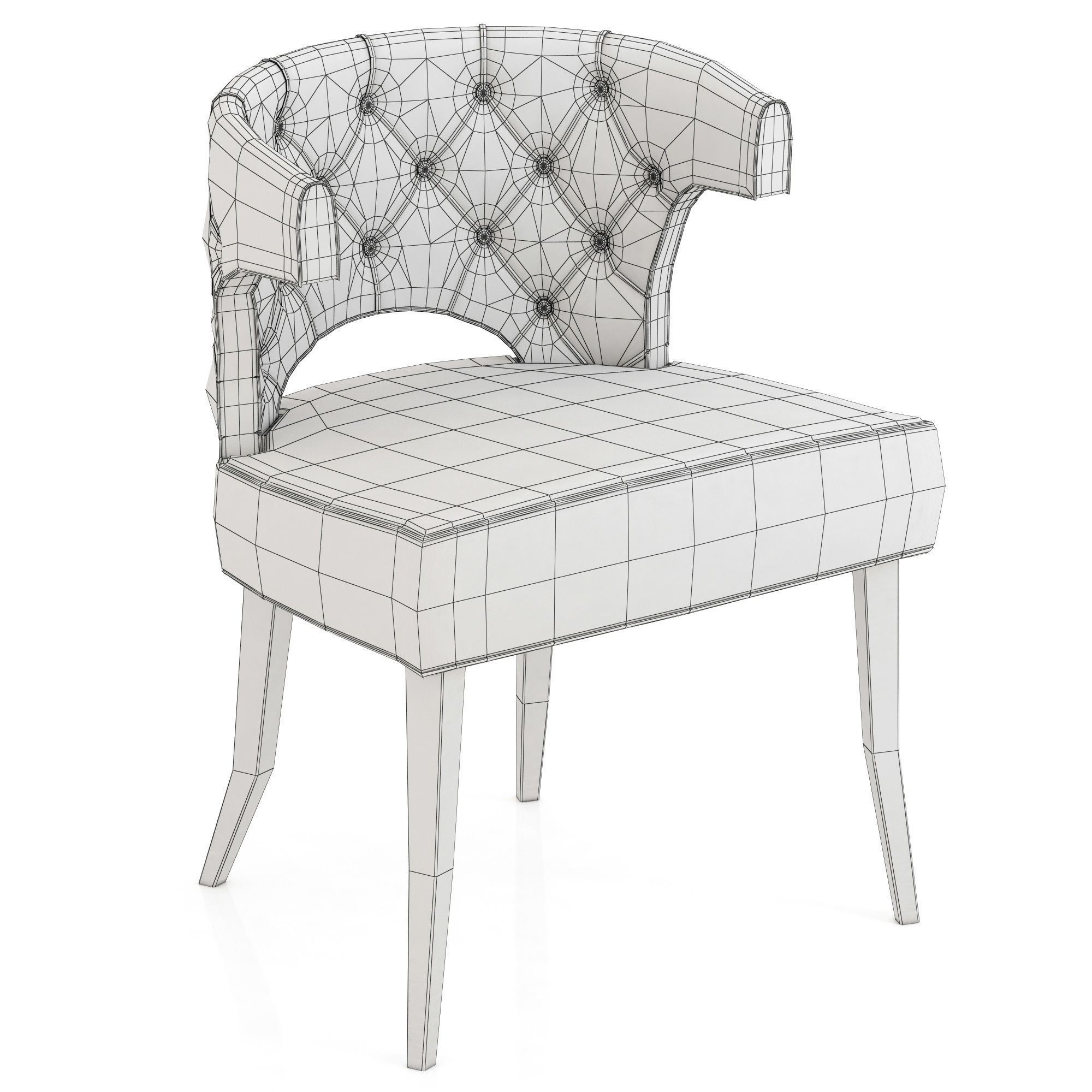 Brabbu Collection sofa with gold legs 3D model_54