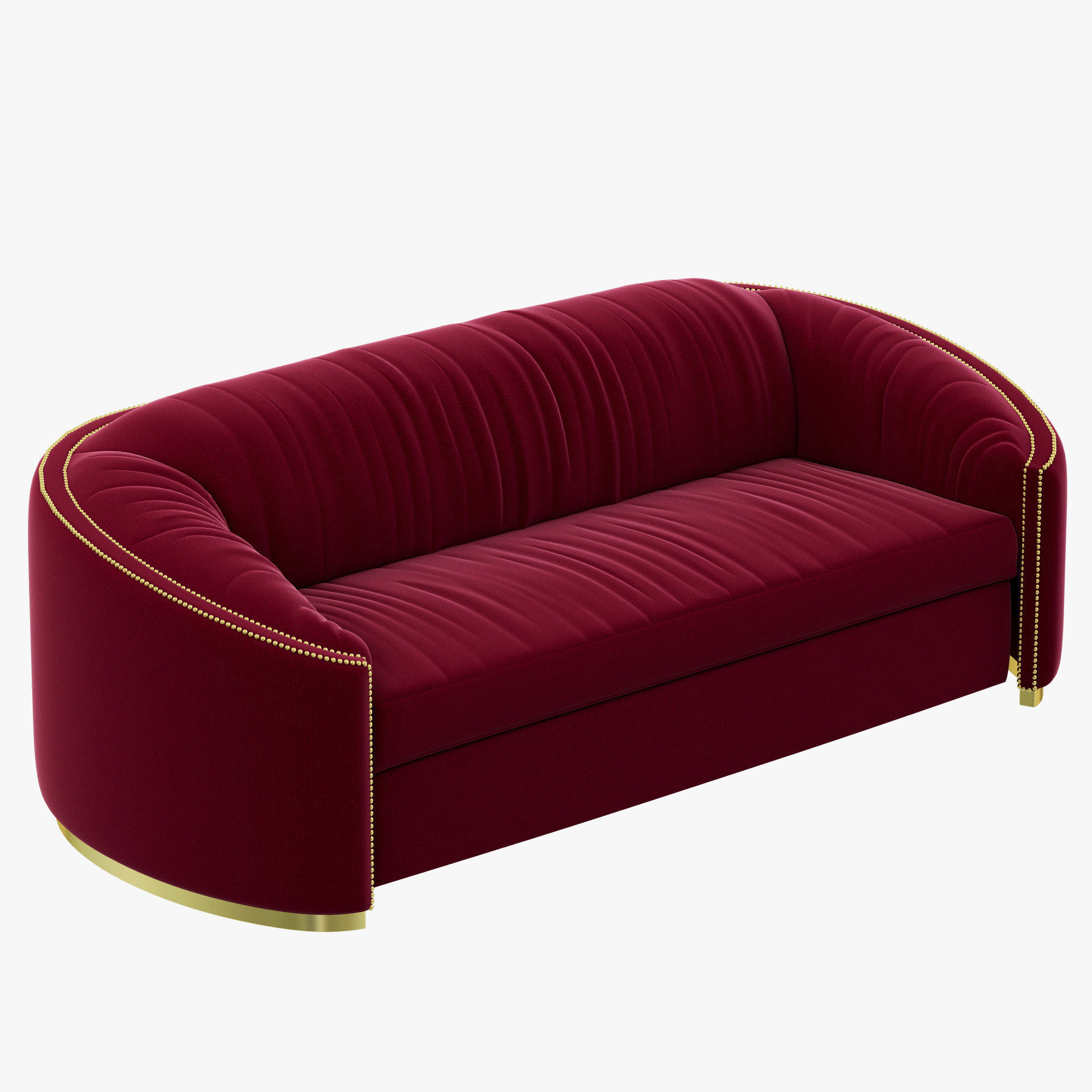 Brabbu Collection sofa with gold legs 3D model_109