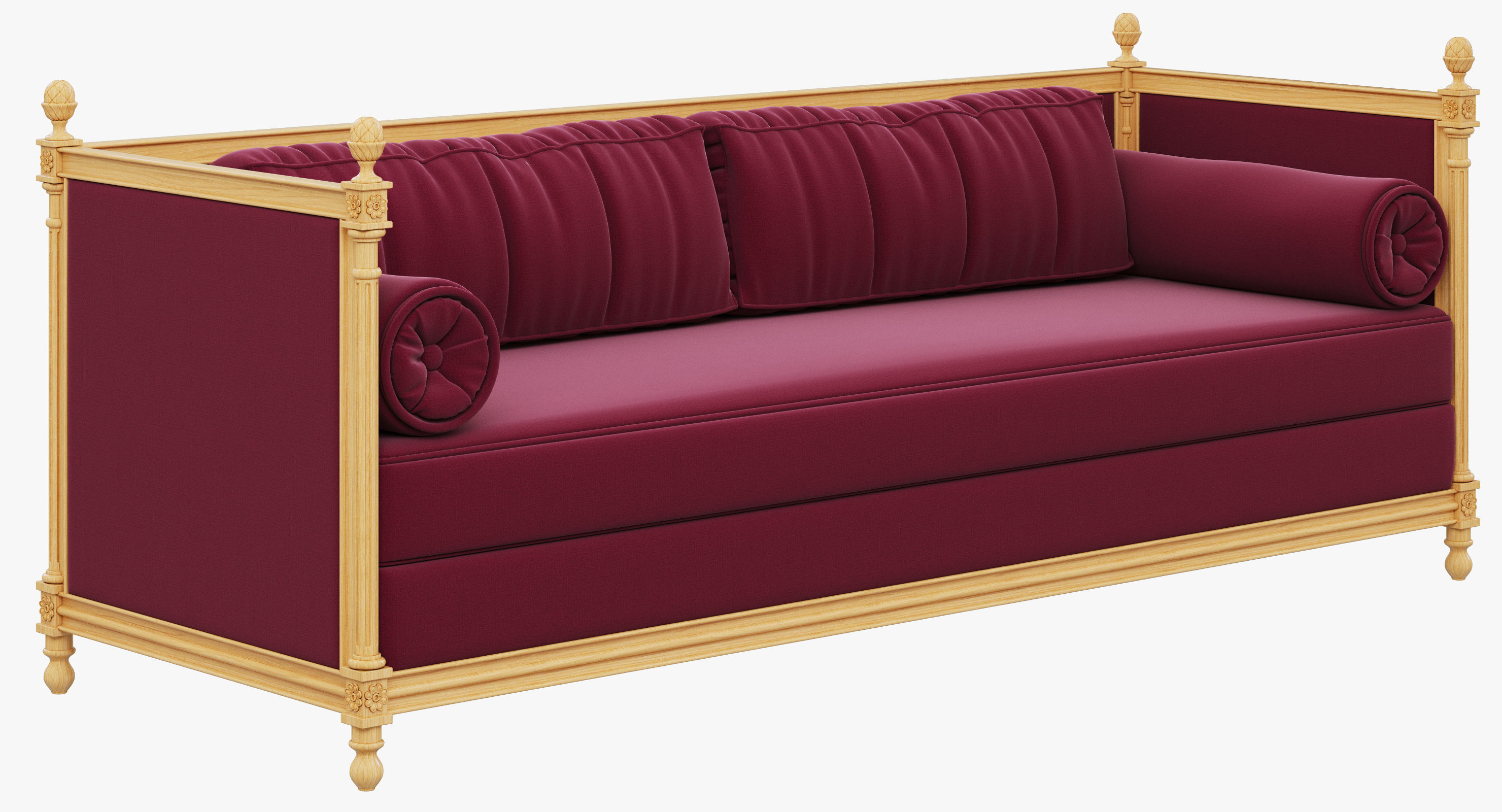 Brabbu Collection sofa with gold legs 3D model_57