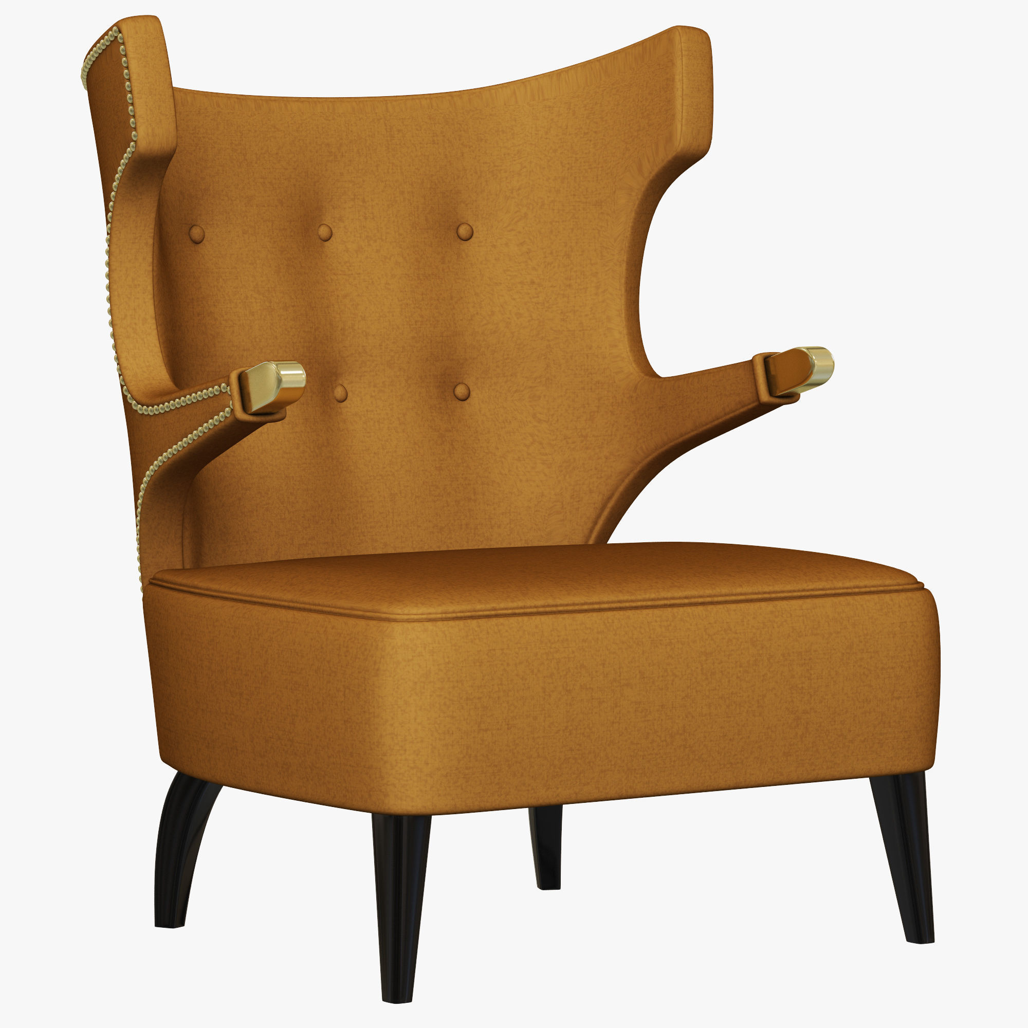 Brabbu Collection sofa with gold legs 3D model_97