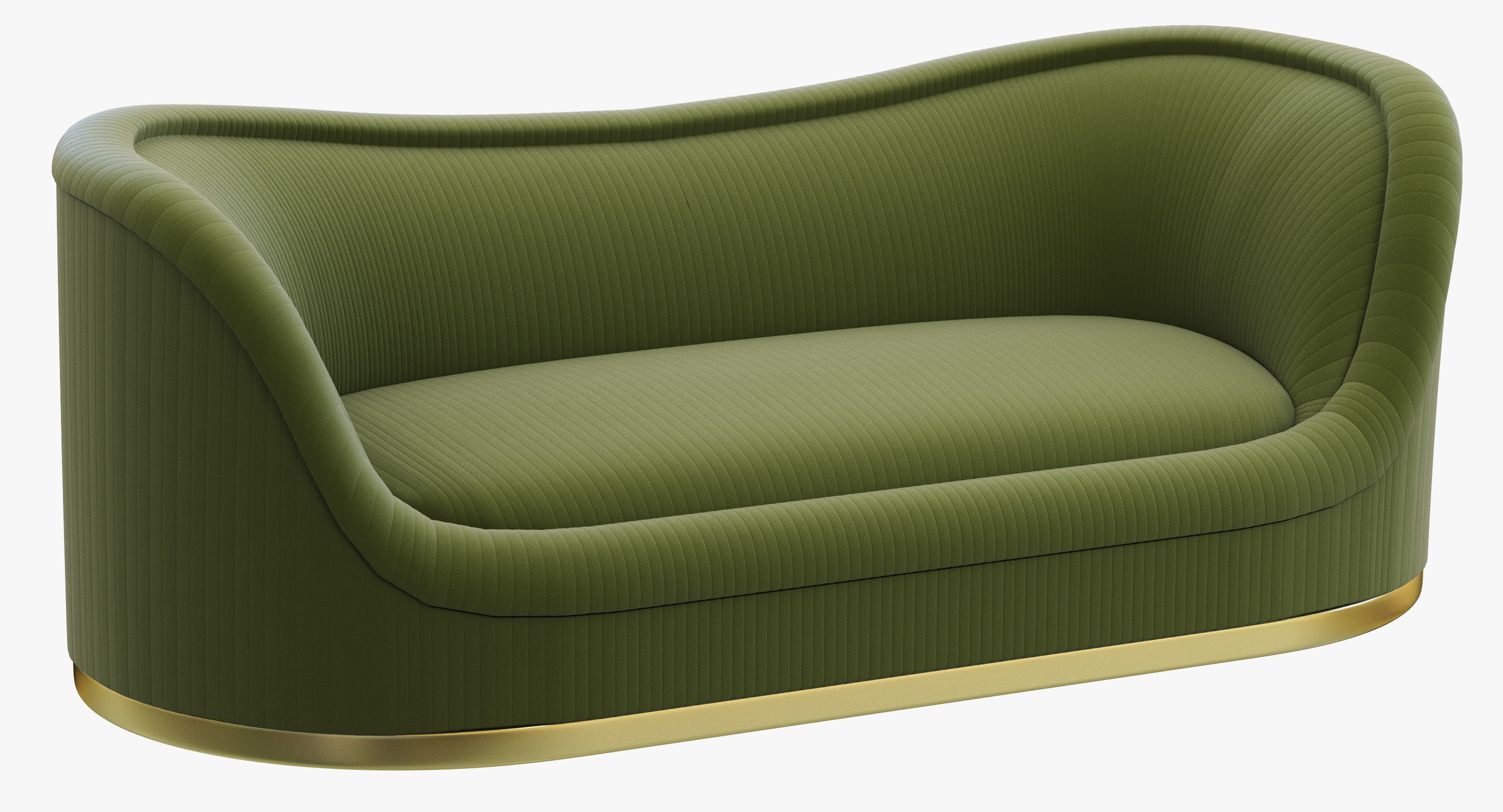 Brabbu Collection sofa with gold legs 3D model_21