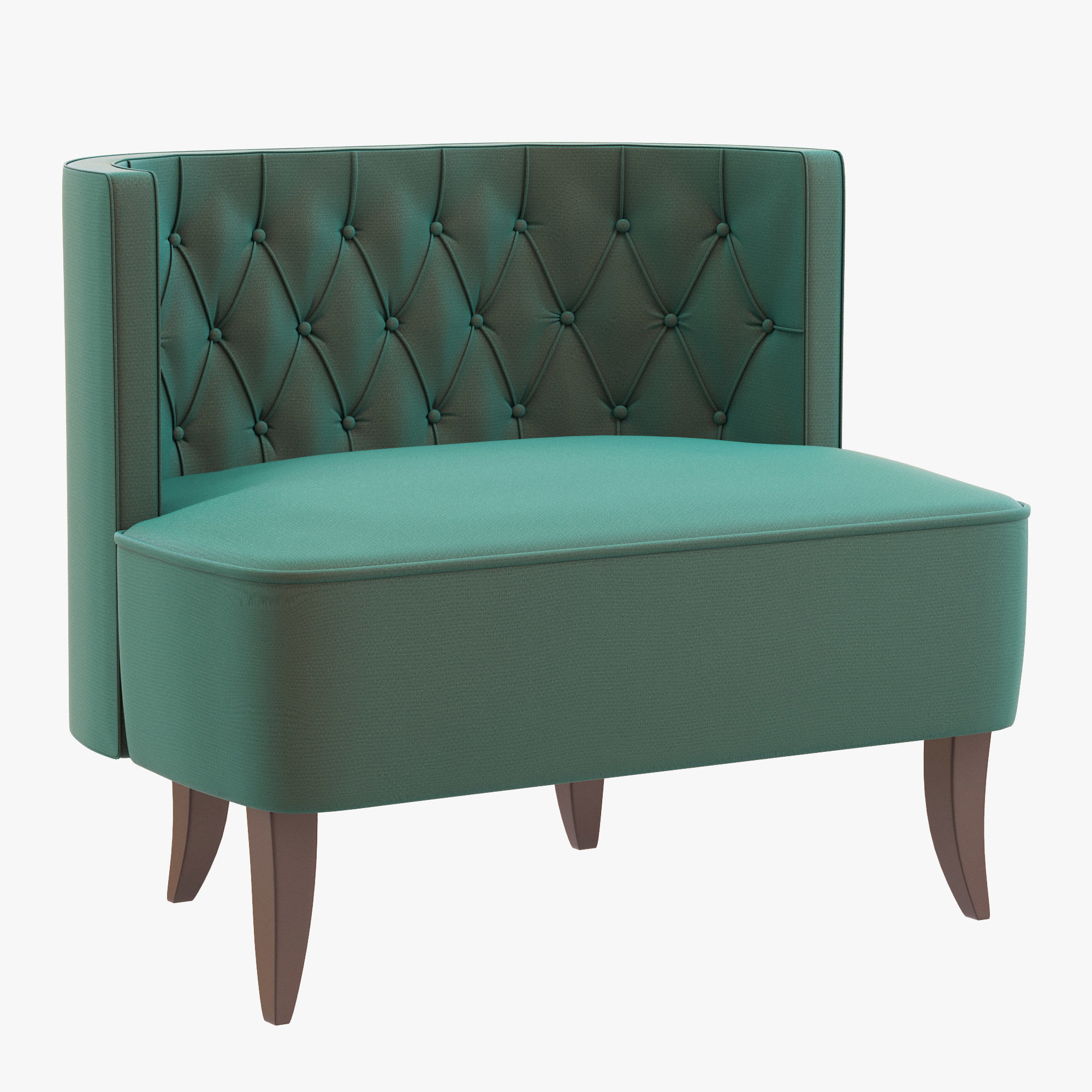 Brabbu Collection sofa with gold legs 3D model_7