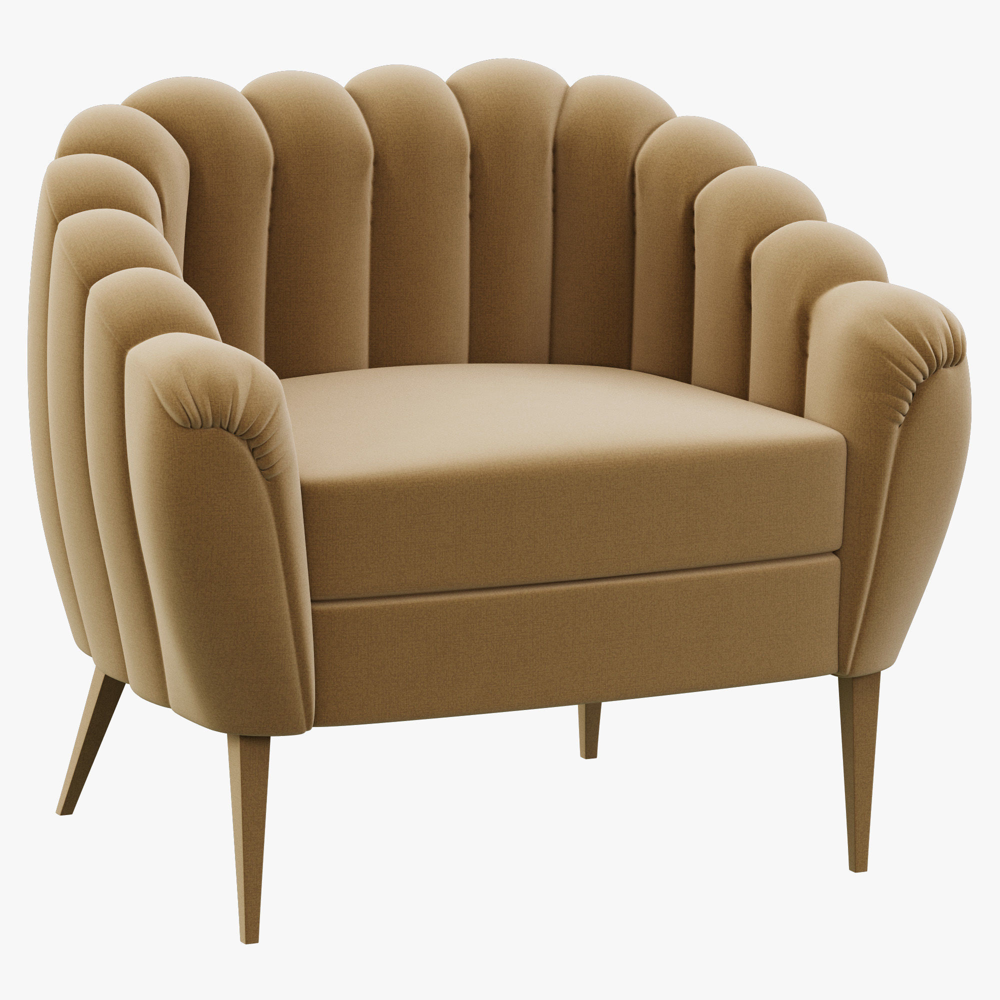 Brabbu Collection sofa with gold legs 3D model_93