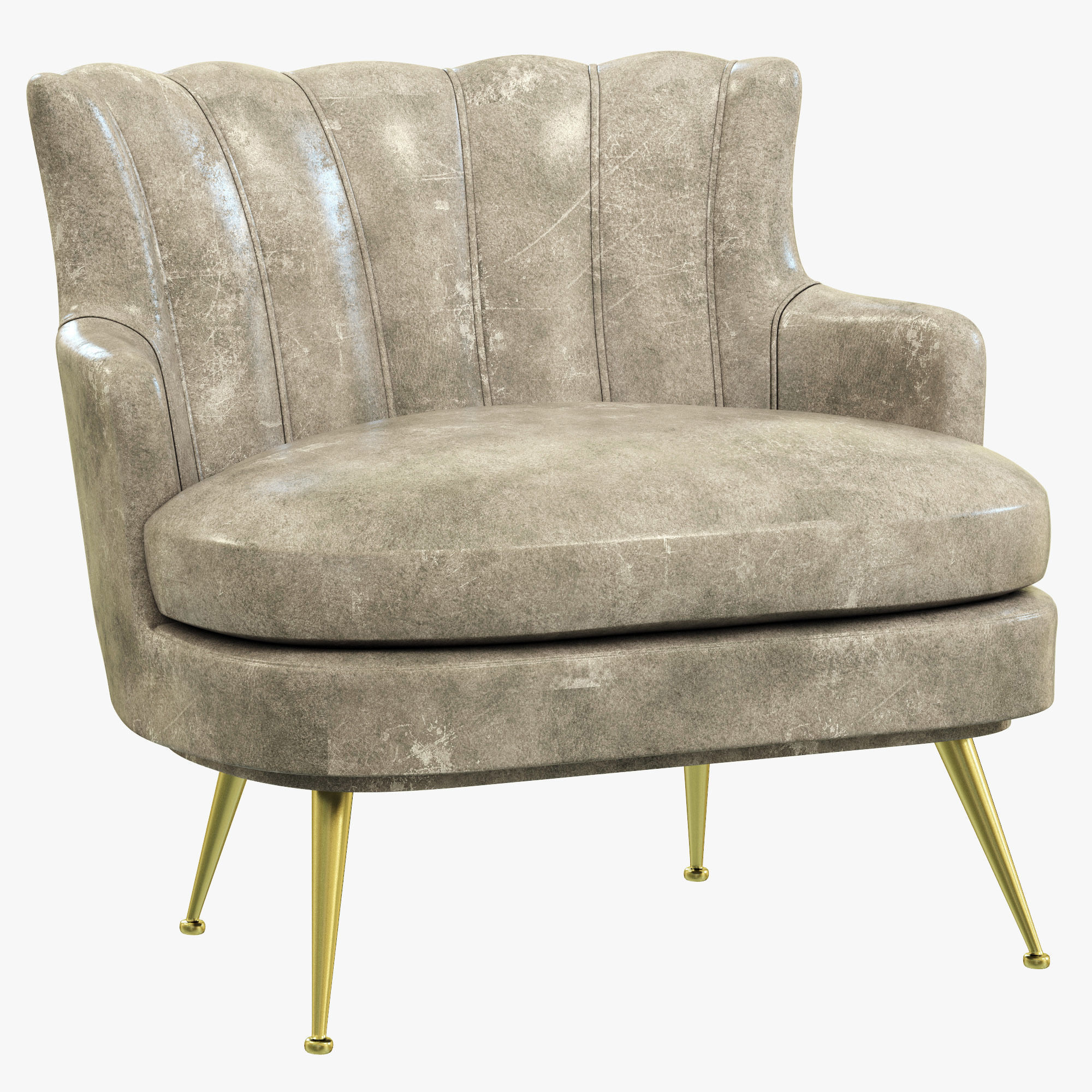 Brabbu Collection sofa with gold legs 3D model_89