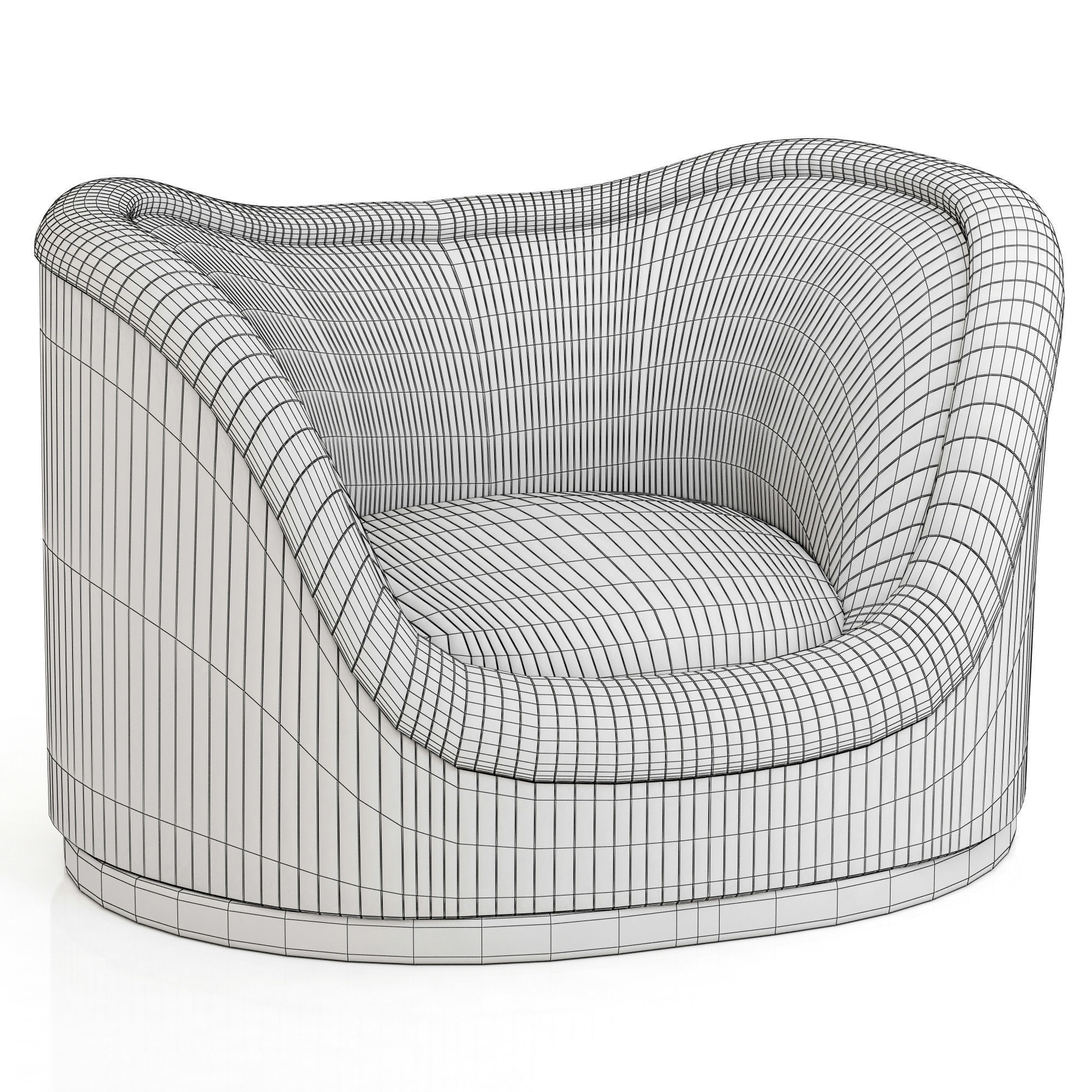 Brabbu Collection sofa with gold legs 3D model_20