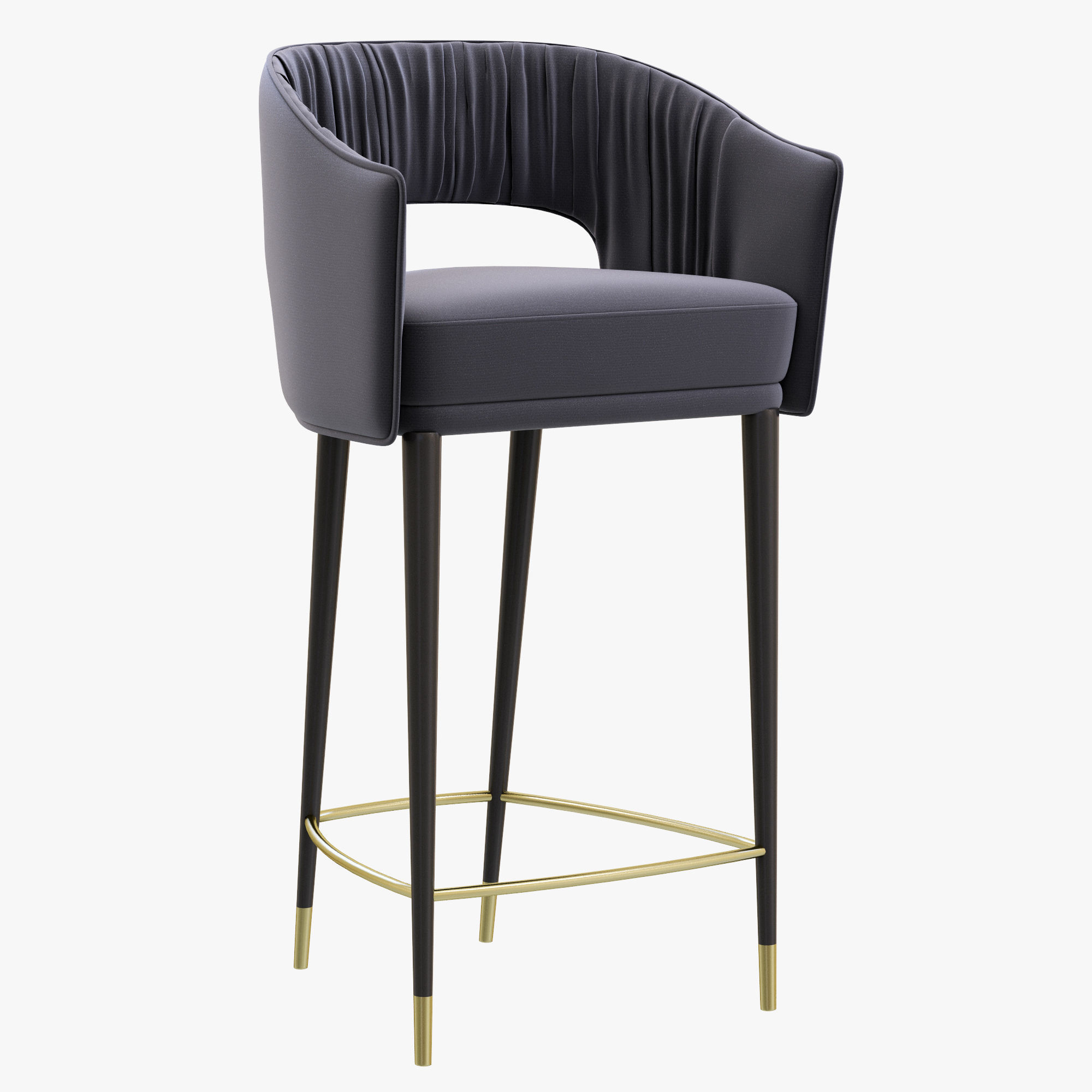 Brabbu Collection sofa with gold legs 3D model_103