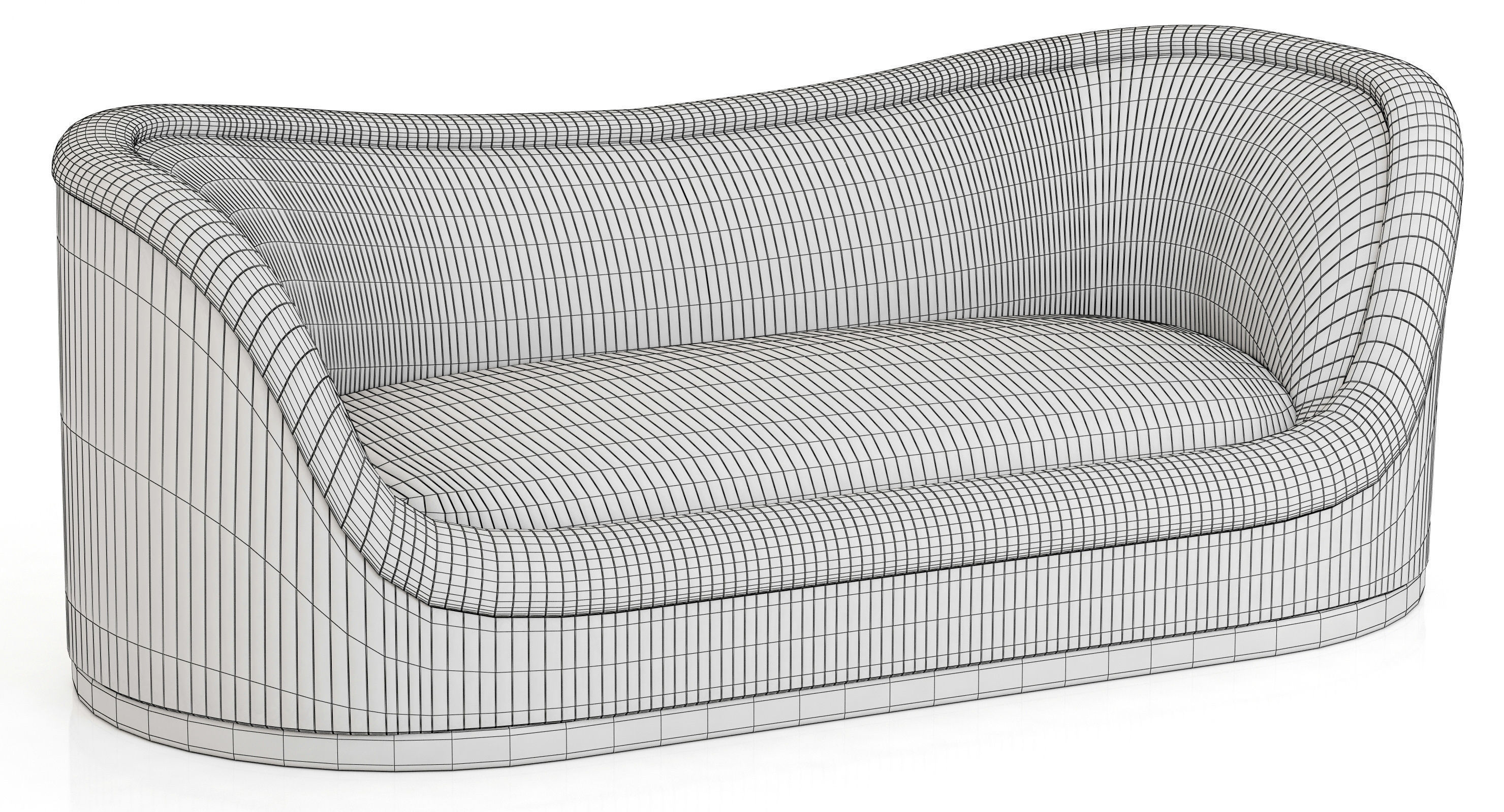 Brabbu Collection sofa with gold legs 3D model_22