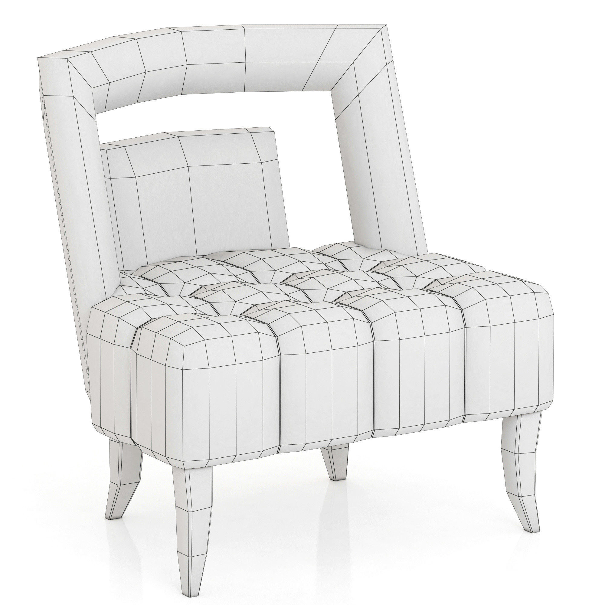 Brabbu Collection sofa with gold legs 3D model_66